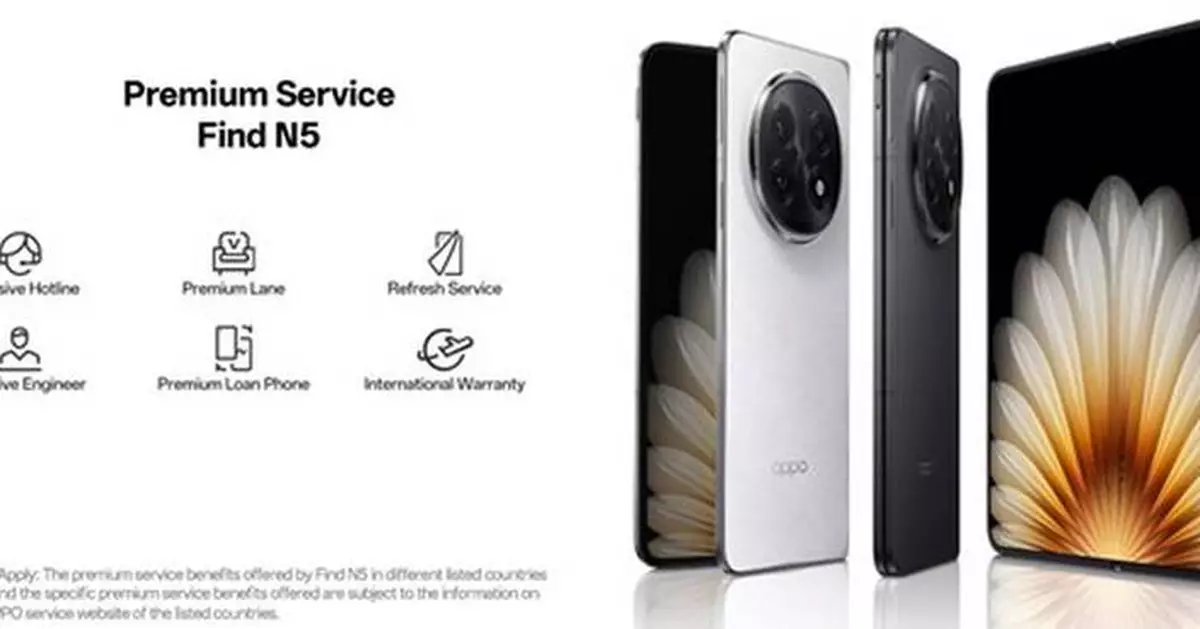 OPPO Find N5 Global Launch: Delivering a Seamless Foldable Smartphone Experience through Innovative Products and Premium Services