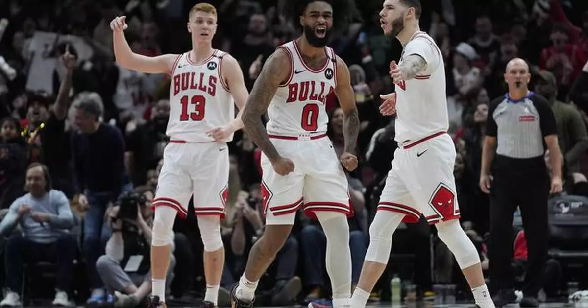 Coby White scores 24 points and Chicago Bulls top Raptors in overtime, 125-115