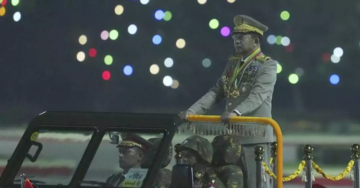 Myanmar military chief reaffirms election plans and calls for opposition to join politics