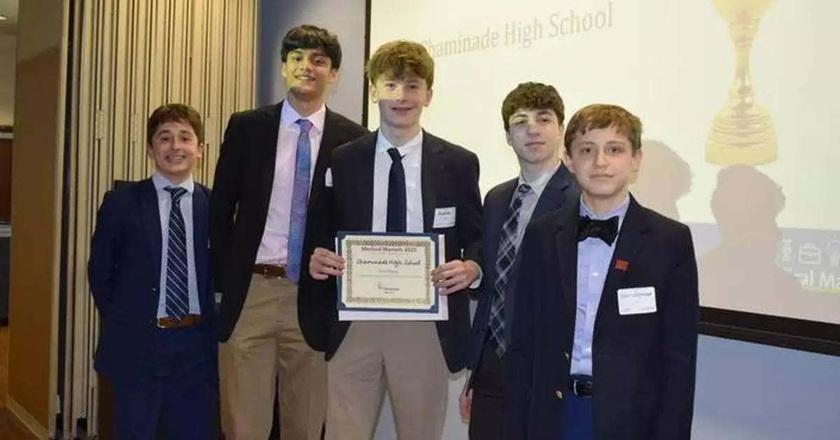 Chaminade High School Takes Home Top Prize at Feinstein Institutes’ 13th Annual Medical Marvels Science Competition