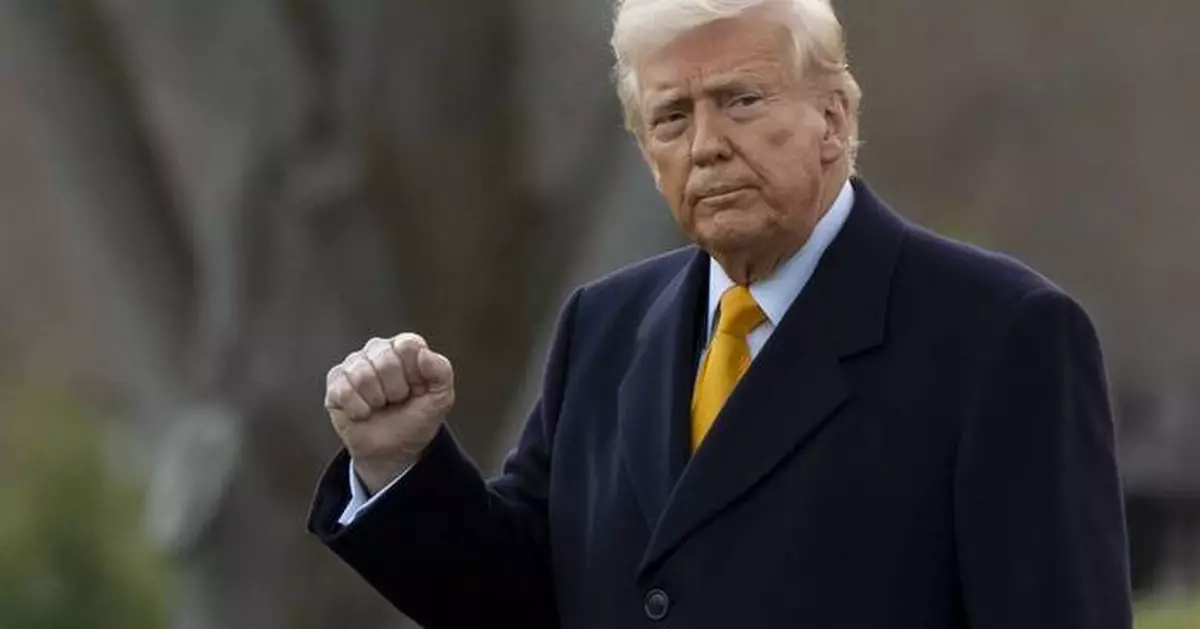 The Latest: Trump downplays tariff concerns as US stock sell-off worsens