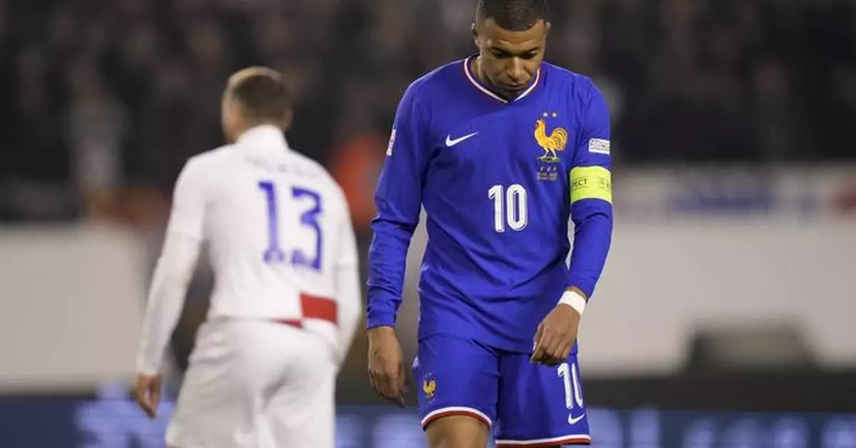 Croatia beats France 2-0 in Nations League quarterfinals to spoil Mbappé's return