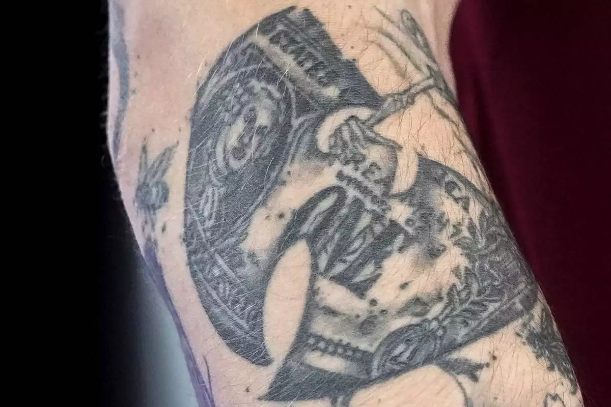 Valters Kreiss, of Latvia, practices before the start of the men's pole vault final during the World Athletics Indoor Championships in Nanjing, China, Saturday, March 22, 2025. (AP Photo/Dar Yasin)