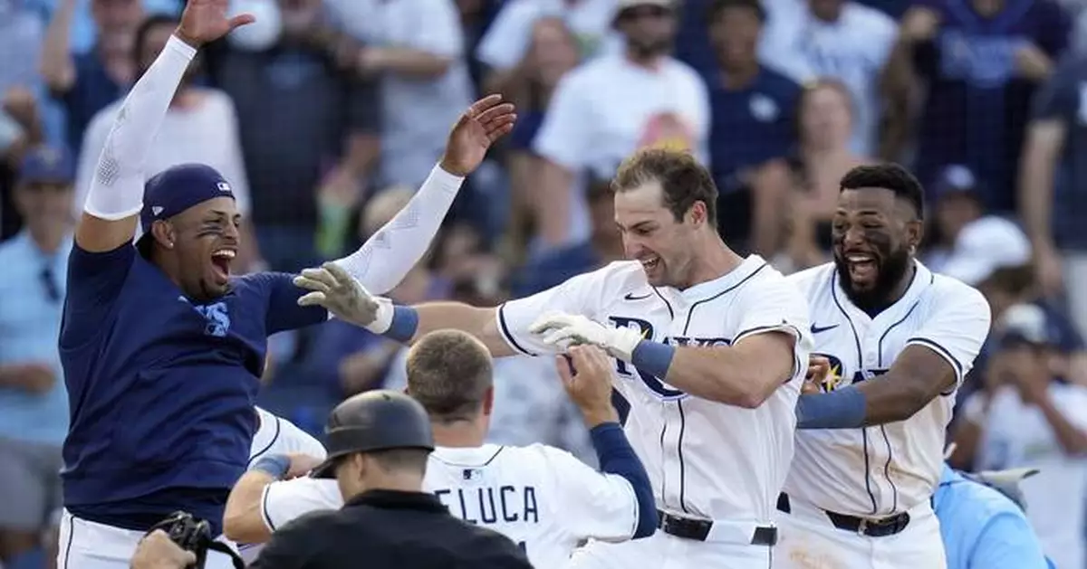 Kameron Misner's 9th-inning homer lifts Rays over Rockies 3-2 in Steinbrenner Field opener