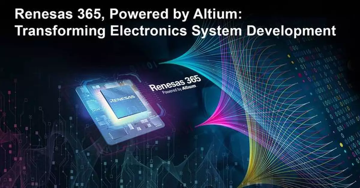 Renesas and Altium Announce Introduction of Renesas 365, Powered by Altium: Groundbreaking Industry Solution for Software-Defined Products