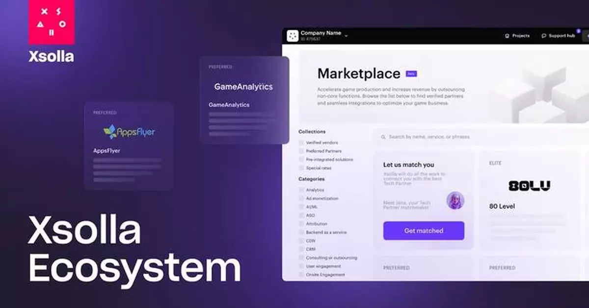 Xsolla Launches Xsolla Ecosystem, a Network Platform to Simplify Vendor Selection and Integration for Game Developers