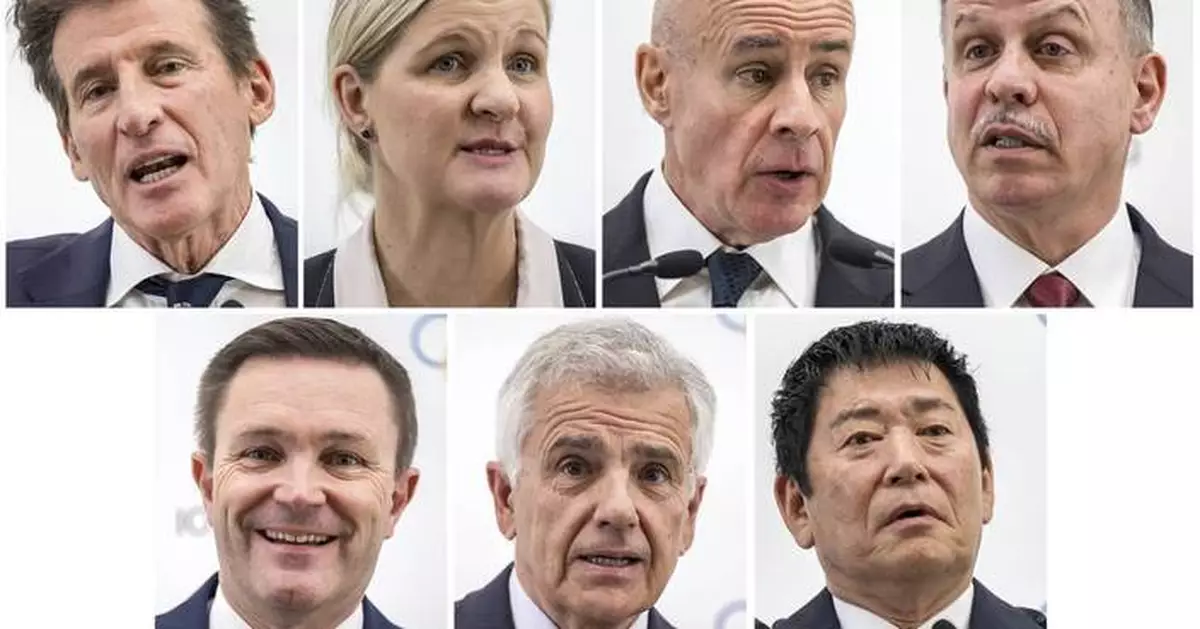 A look at the seven candidates in the International Olympic Committee presidential election
