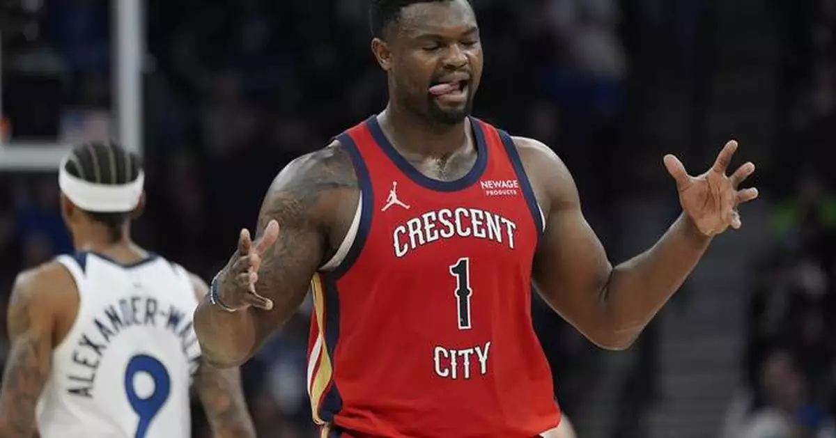 Pelicans sit Zion Williamson with bruised lower back for rematch with Timberwolves