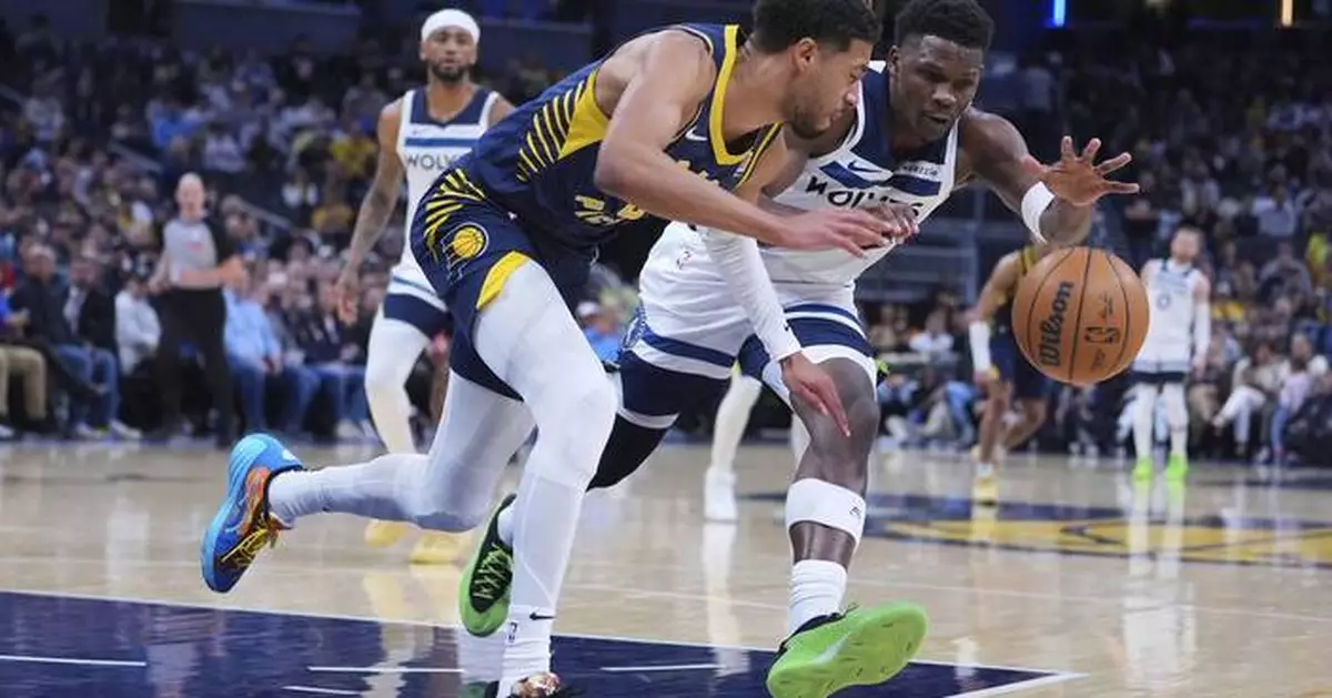 Tyrese Haliburton and Obi Toppin lead 3-point flurry to help Pacers beat Timberwolves 119-103