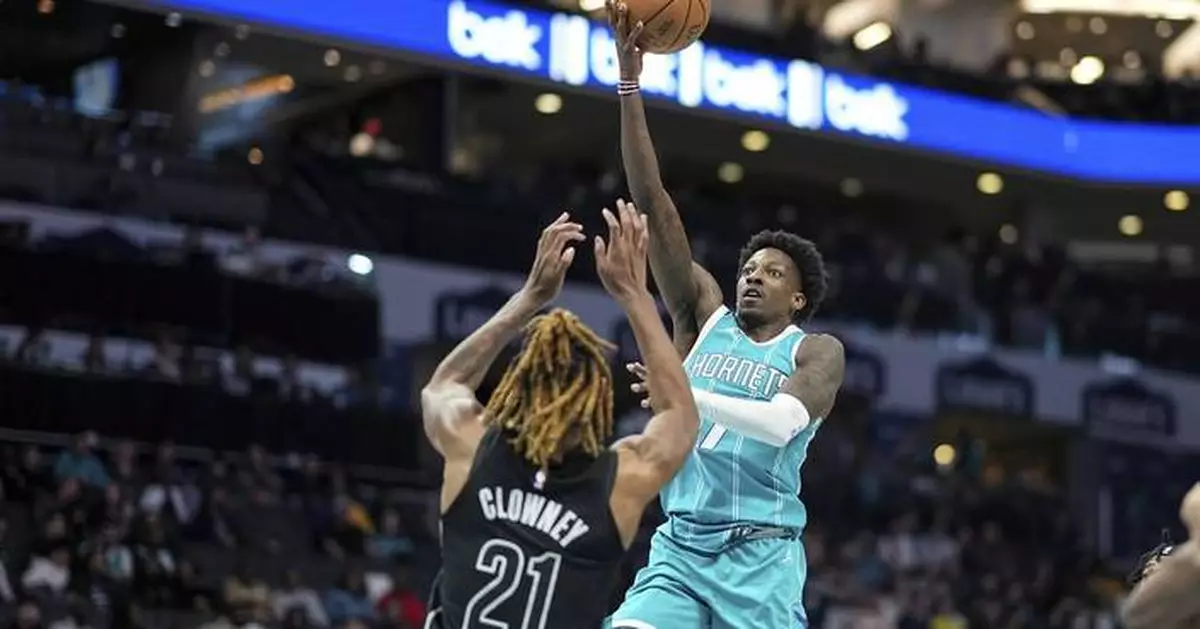 Hornets close with a 12-0 run to beat the Nets 105-102 and snap a nine-game losing streak