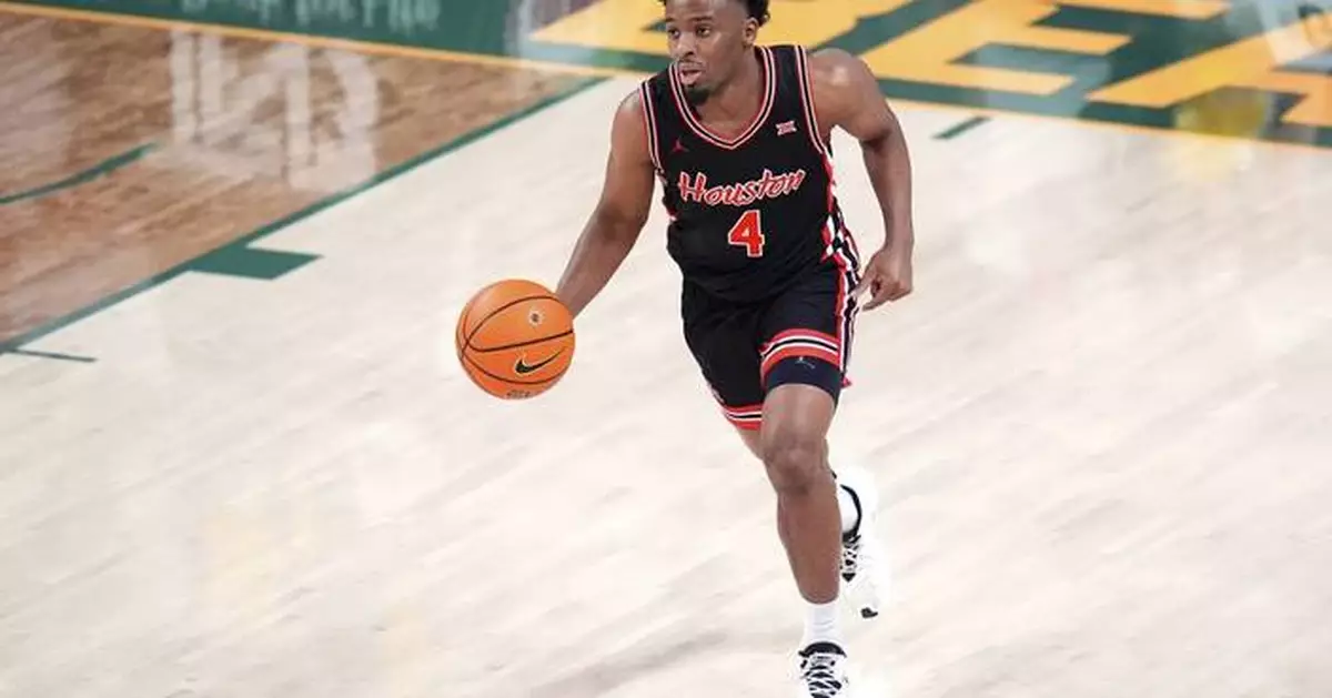 Cryer scores 23 as Big 12 champ and No. 3 Houston wraps regular season with 65-61 win at Baylor