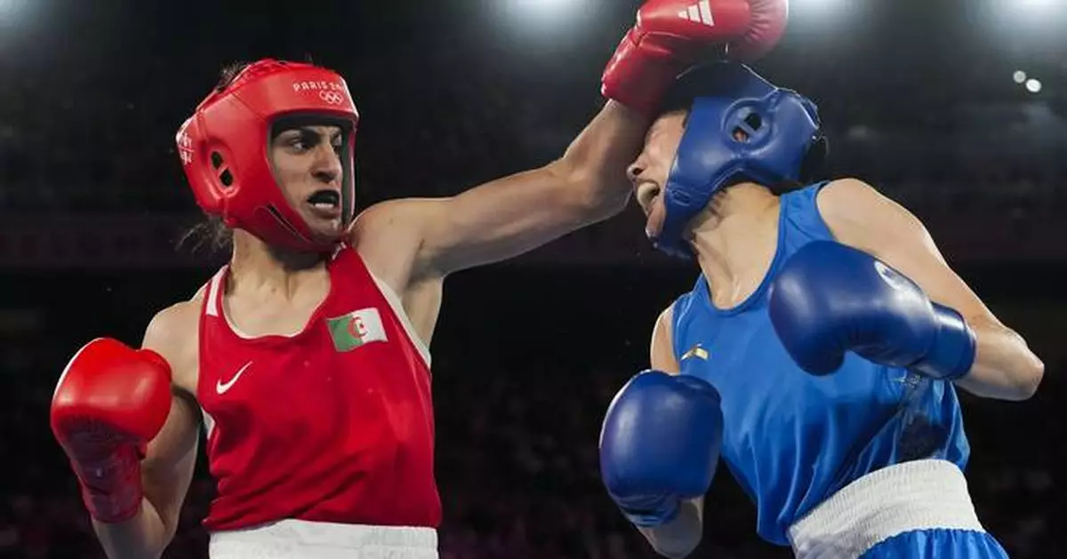 Algerian boxer Khelif says she's not intimidated by Trump and targets second Olympic gold in LA