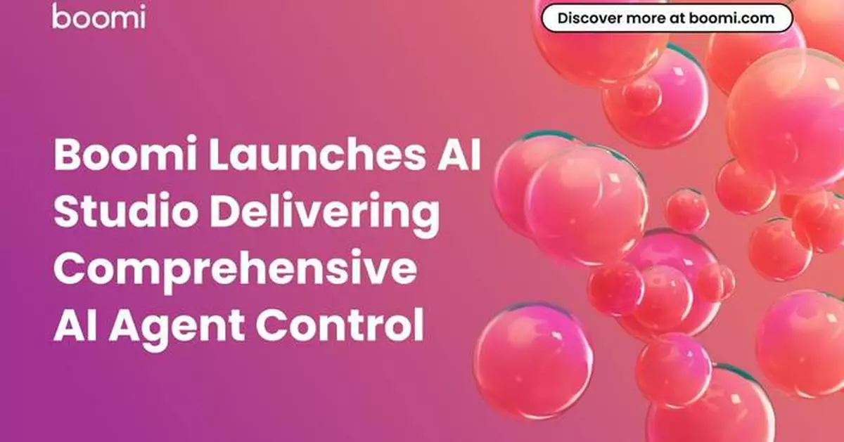 Boomi Launches AI Studio Delivering Comprehensive AI Agent Control