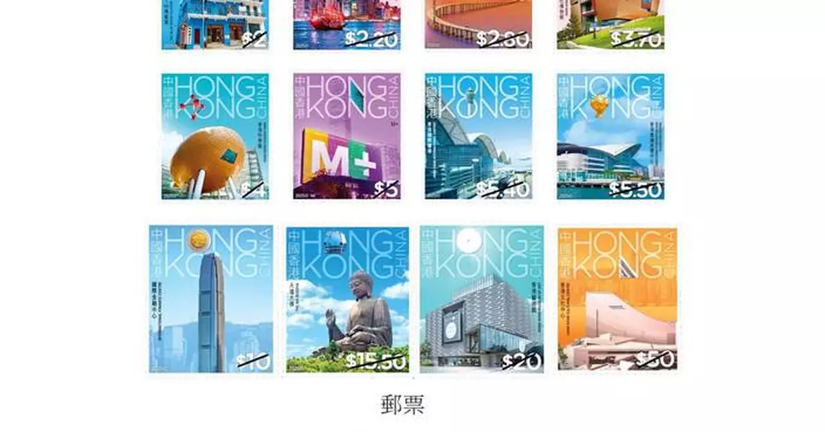 Hongkong Post to Release 2025 Definitive Stamps Featuring Iconic Landmarks on March 18.