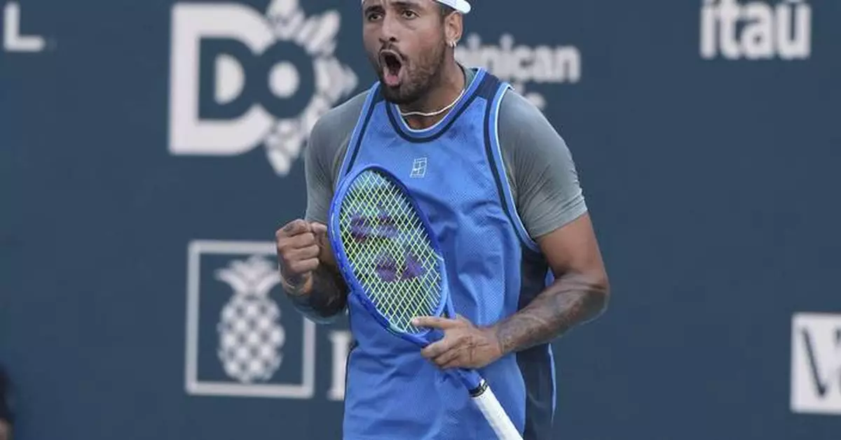 Wimbledon runner-up Nick Kyrgios beats McDonald at the Miami Open for his first win in 2 1/2 years