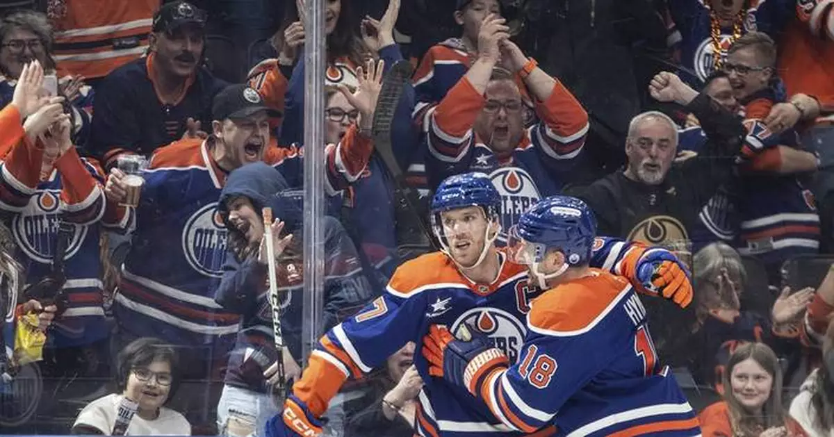 Hyman scores twice and Oilers hang on to edge Stars 5-4