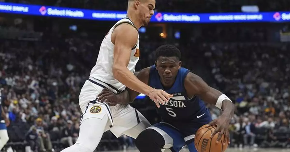 Anthony Edwards scores 29 points and Julius Randle adds 25 as Timberwolves rout Nuggets 115-95