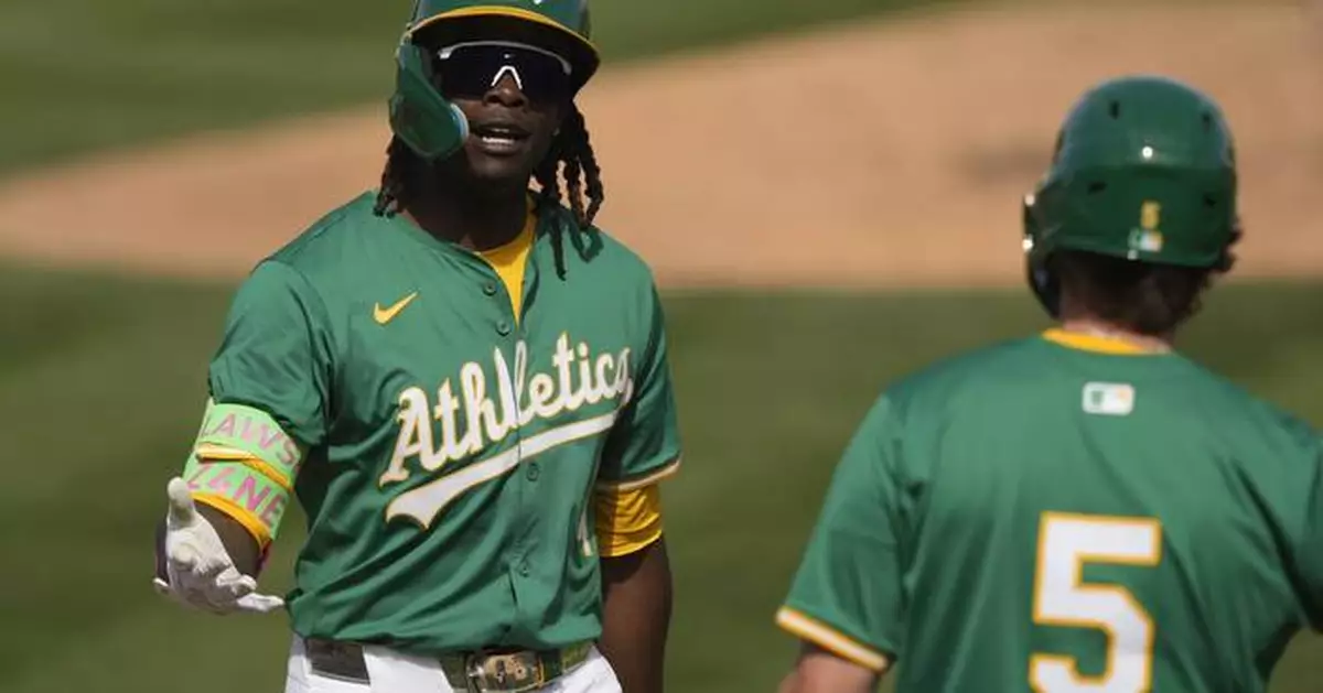Outfielder Lawrence Butler agrees to $65.5 million, 7-year deal with A's, AP source says