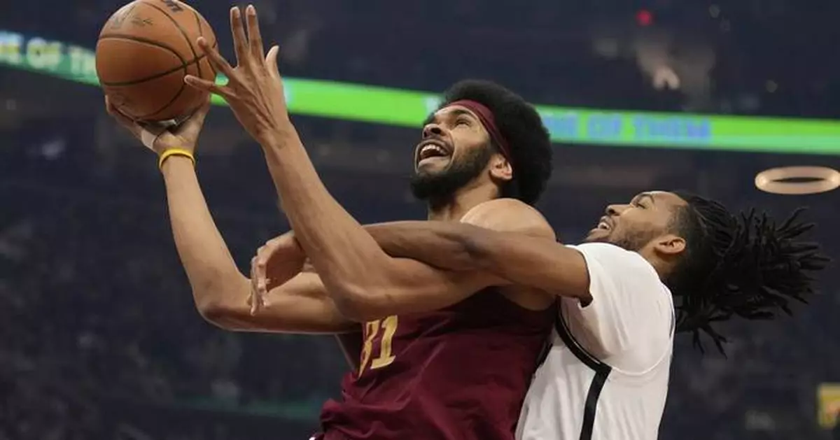 NBA-leading Cavaliers beat Nets 109-104 for their second 15-game win streak of season