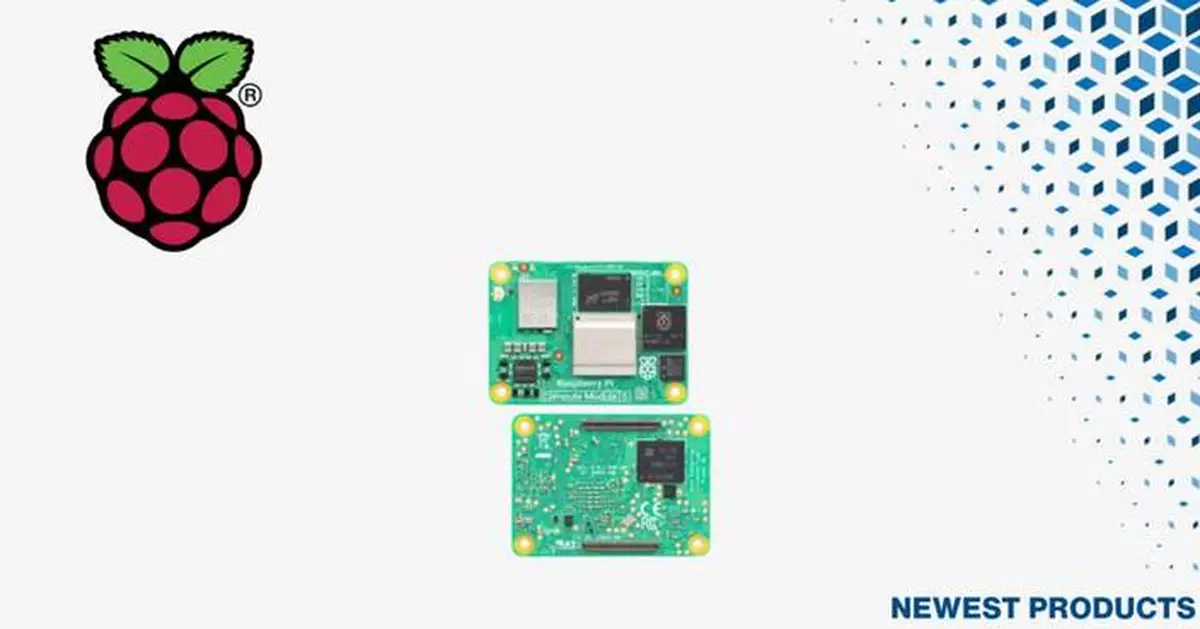 Mouser Now Shipping New Raspberry Pi Compute Module 5 for AI and Embedded Applications
