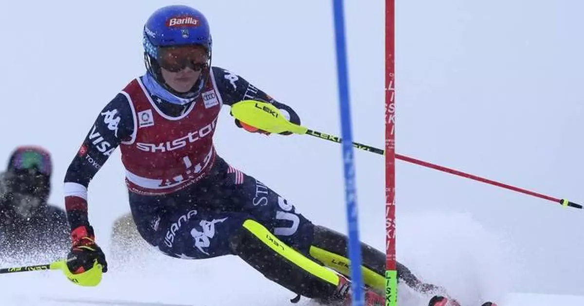 Mikaela Shiffrin sets World Cup podiums record with 3rd place in a slalom won by Katharina Truppe