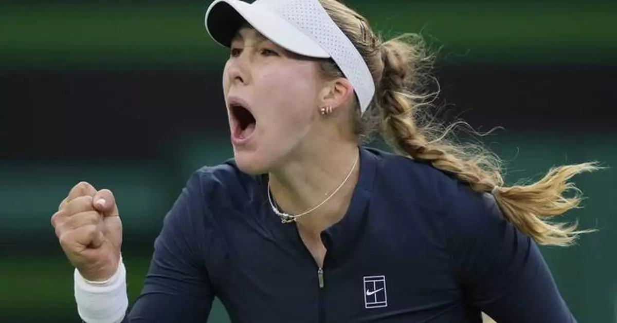 17-year-old Andreeva advances to Indian Wells final, beating Swiatek in chilly conditions