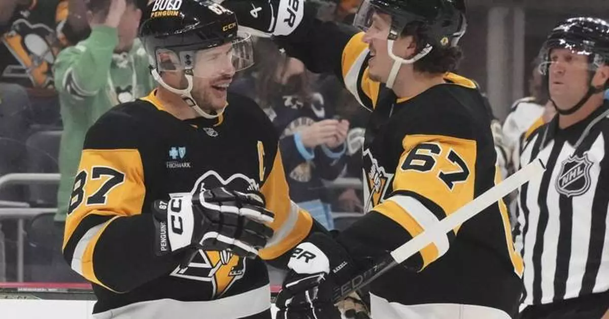 Erik Karlsson's power-play goal carries Penguins past Devils, 7-3