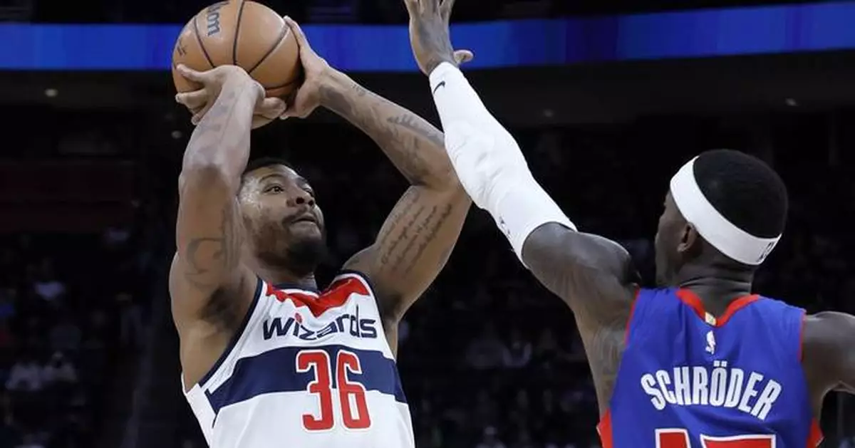 Cade Cunningham leads Pistons past NBA-worst Wizards 123-103 in physical game