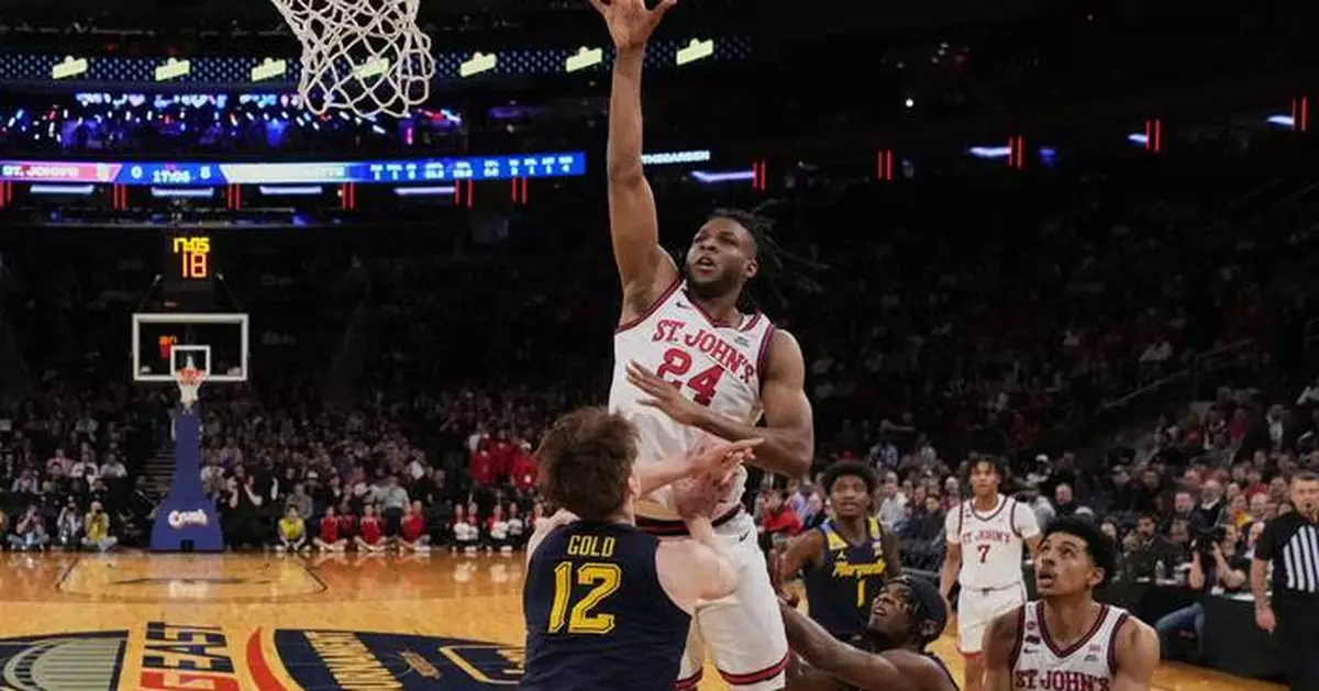 Ejiofor powers No. 6 St. John's past No. 25 Marquette 79-63 into 1st Big East final since 2000