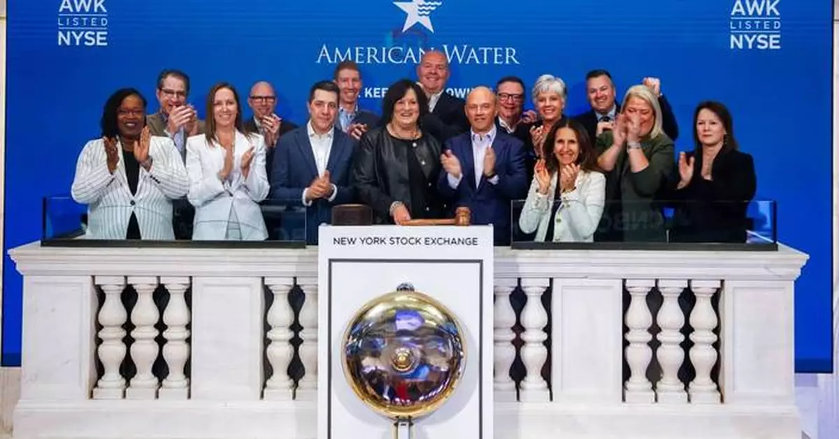 American Water Commemorates World Water Day by Ringing The Opening Bell at The New York Stock Exchange