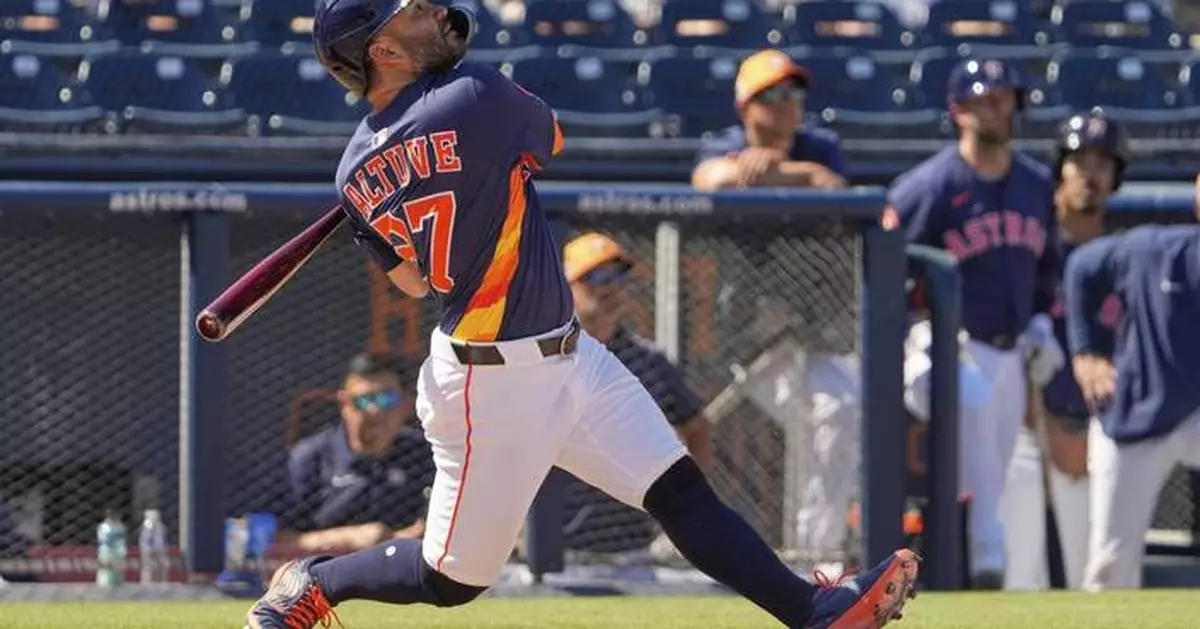 Astros say longtime second baseman Jose Altuve expected to play mostly in left this season