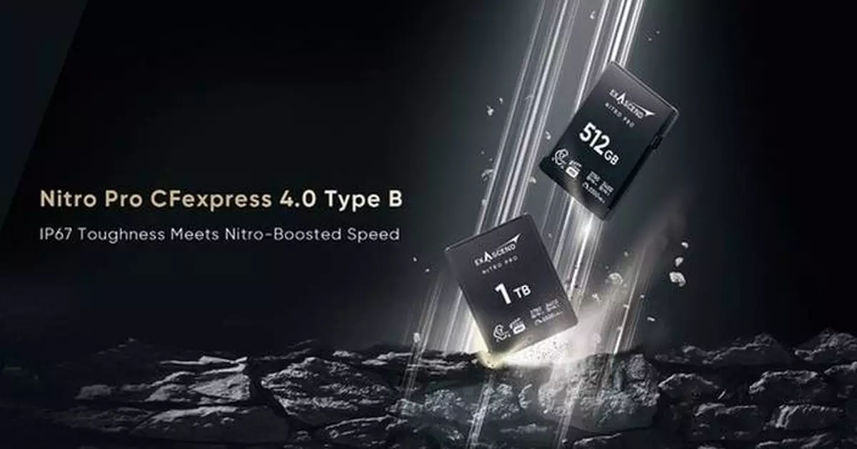Exascend Unveils Flagship Nitro Pro CFexpress 4.0 Type B Card