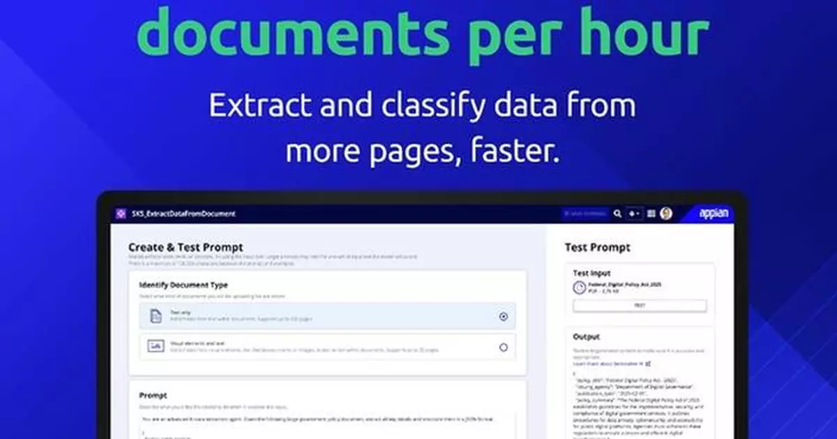 Appian Unveils Latest Platform Release for Faster, More Powerful Data Fabric and AI Experience