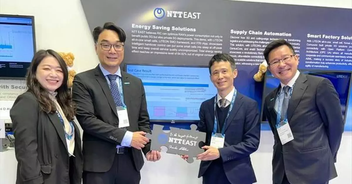 LITEON Showcase Groundbreaking Energy Savings in Private 5G Network with NTT EAST at MWC 2025