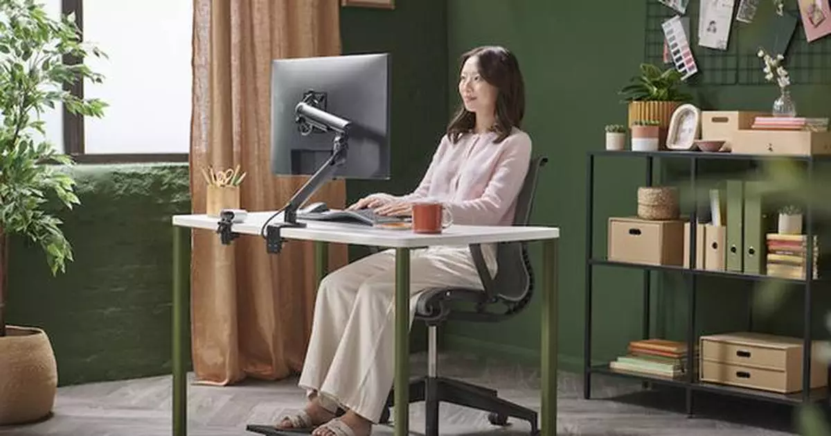 Colebrook Bosson Saunders Reimagines the Flo Monitor Arm for Future-Ready, Ergonomic Workstations