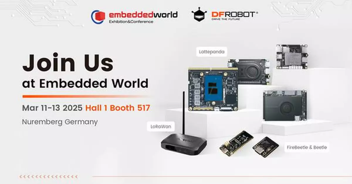 DFRobot Drives Industrial Innovation with Rapid Prototyping Solutions at Embedded World 2025
