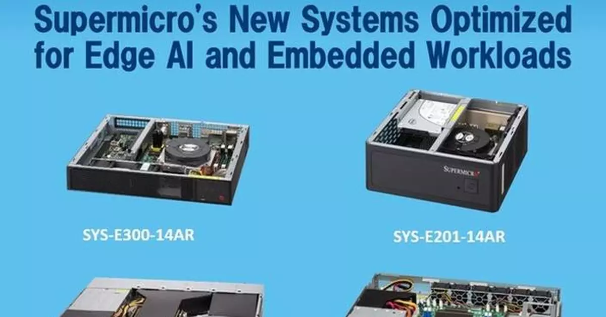 Supermicro Brings Superior Performance and Efficiency to AI at the Edge