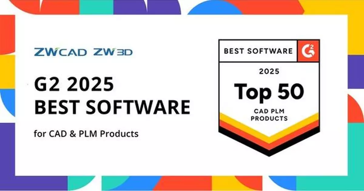 ZWSOFT Earns Top Spots on G2's 2025 Best Software Awards for CAD and PLM Products
