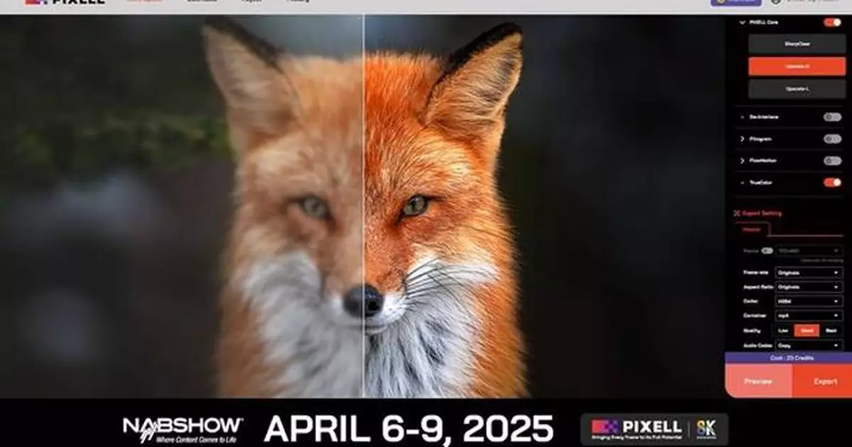 4BY4 to Showcase AI Video Solution 'PIXELL' at NAB 2025 with 8K Association