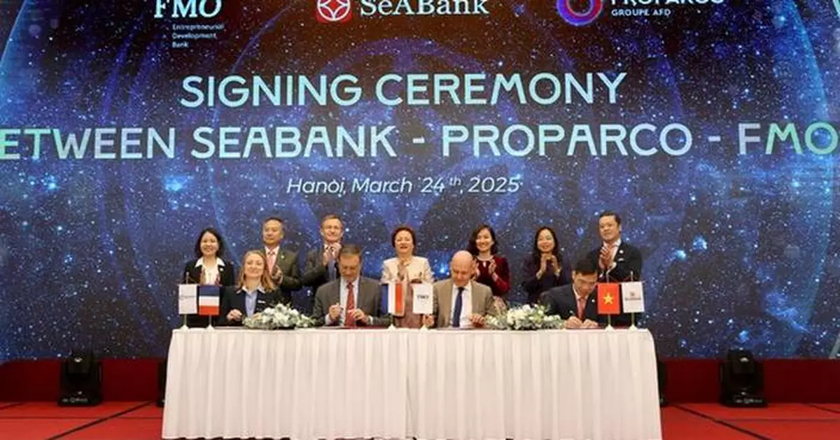 SeABank receives investment of US$80 million from Proparco and FMO - the French and Dutch government-owned financial institutions