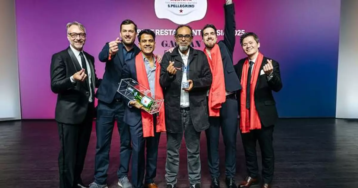 GAGGAN IN BANGKOK IS NAMED NO.1 IN THE LIST OF ASIA'S 50 BEST RESTAURANTS 2025