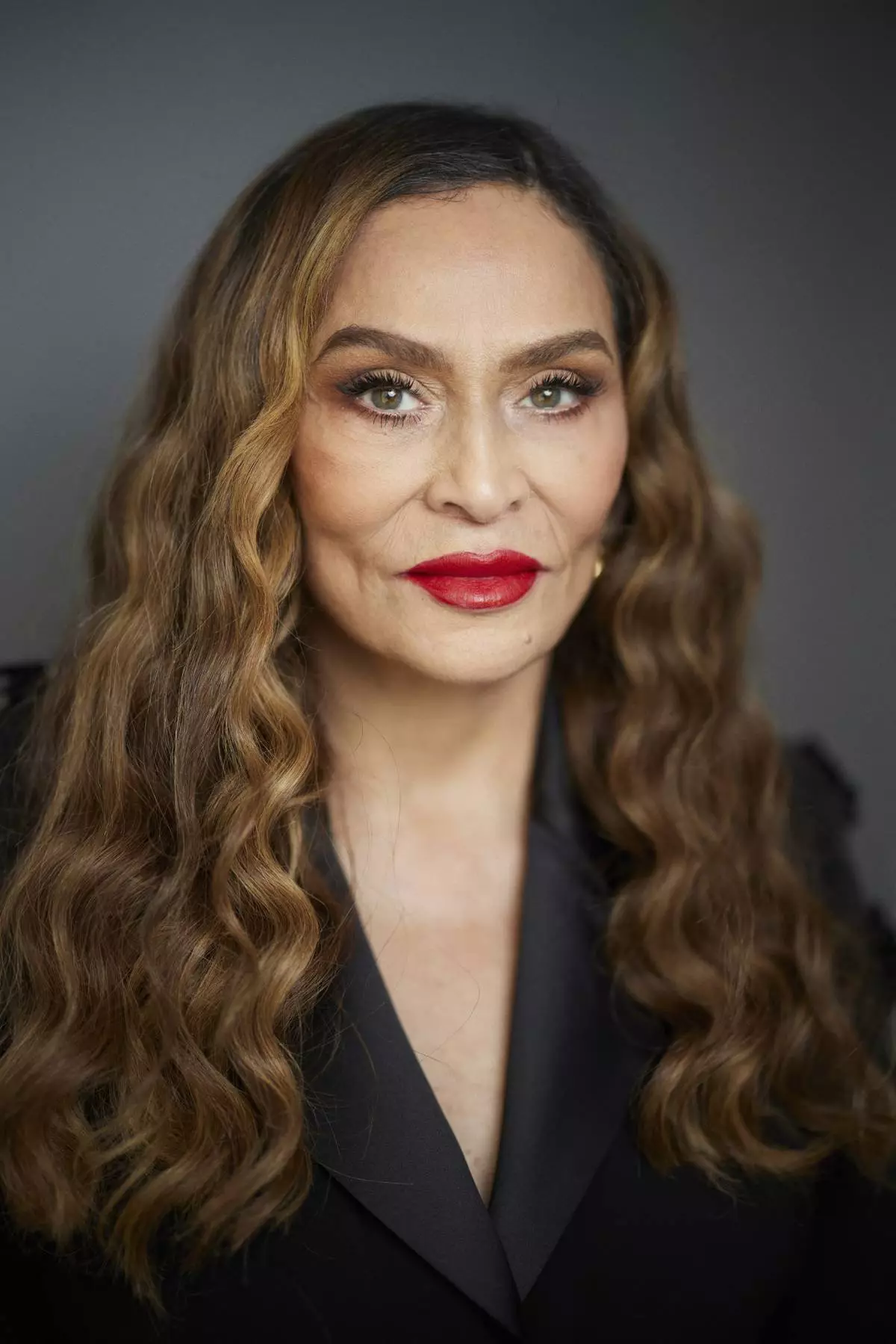 Tina Knowles poses for a portrait on Tuesday, April 22, 2025, in New York. (Photo by Matt Licari/Invision/AP)