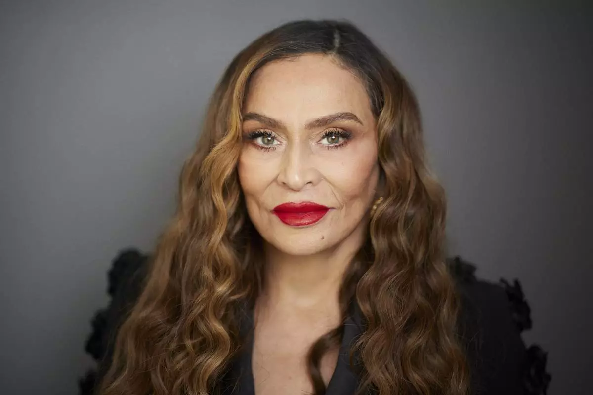 Tina Knowles poses for a portrait on Tuesday, April 22, 2025, in New York. (Photo by Matt Licari/Invision/AP)