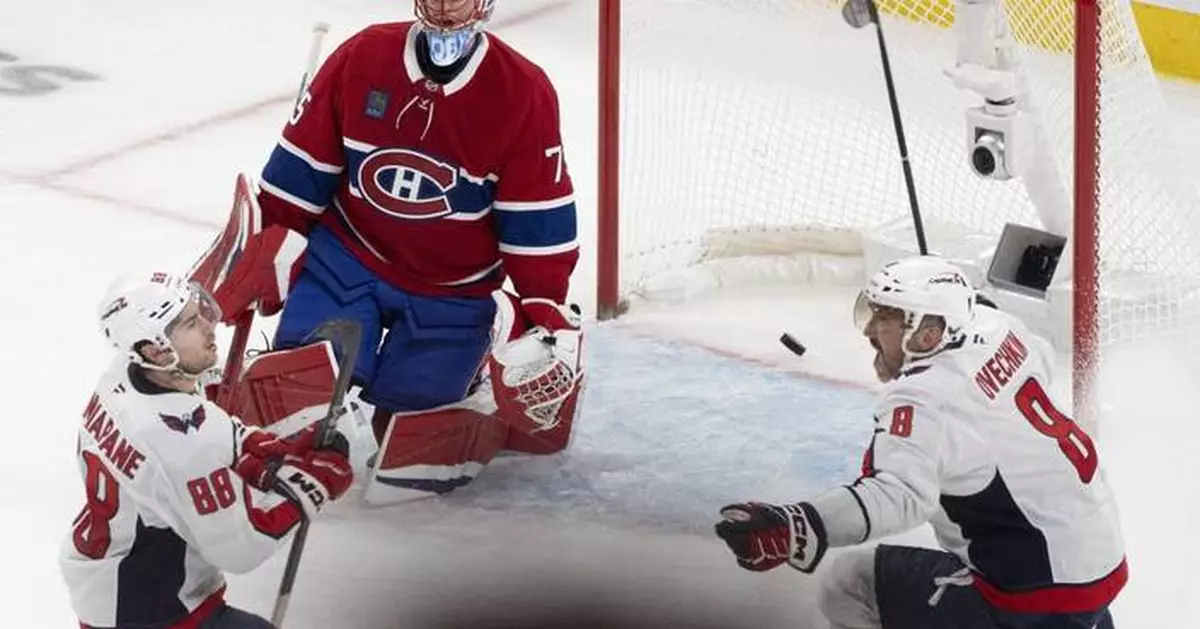 Brandon Duhaime scores 2 as the Capitals beat the Canadiens 5-2 to take a 3-1 series lead