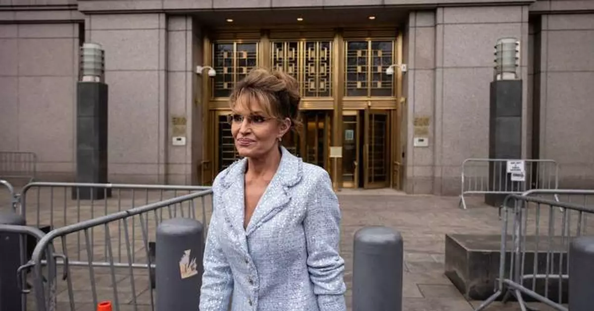 Jury finds The New York Times did not libel former Alaska Gov. Sarah Palin