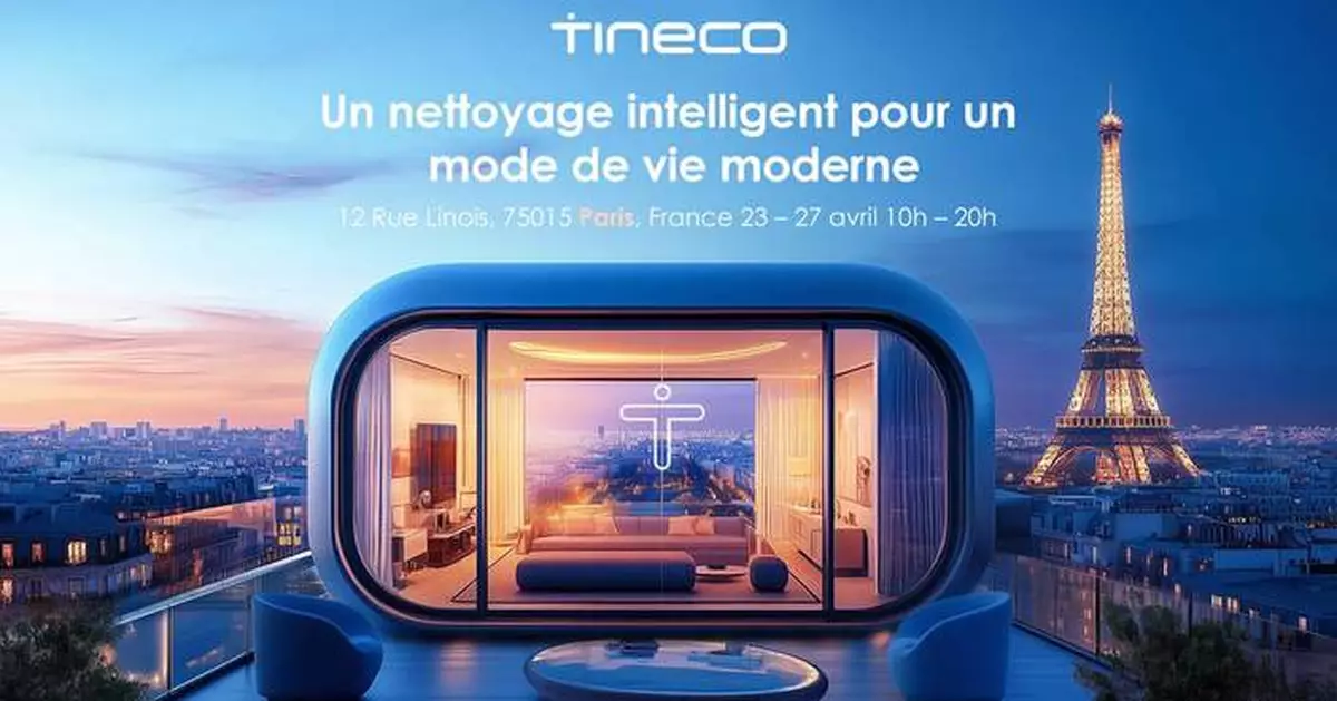 Tineco Returns to the Heart of Paris with a New Pop-Up Store at Beaugrenelle!