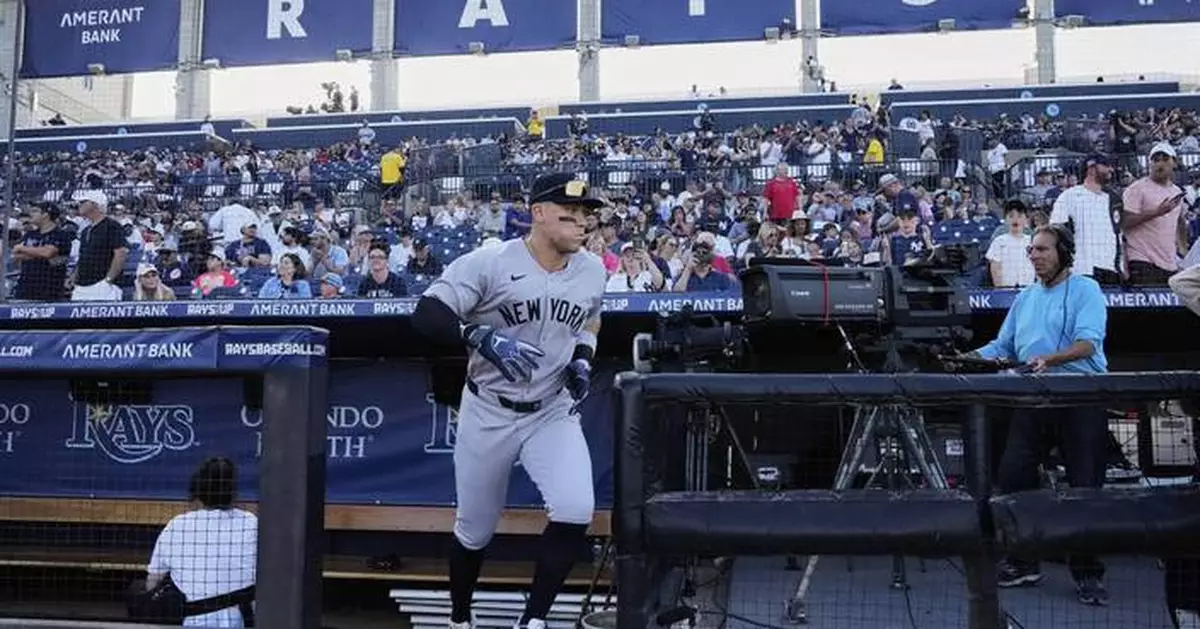 Ben Rice has 1st 4-hit game, Yankees beat Rays 6-3 as visitors at Steinbrenner Field