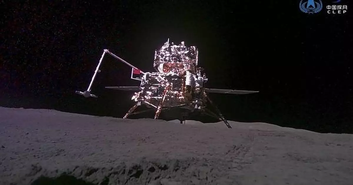 Soil from the moon's far side suggests drier conditions than the side facing Earth