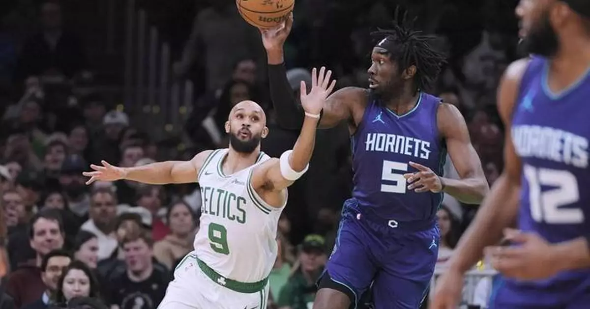 Celtics rout the Hornets 130-94 for their 60th victory of the season