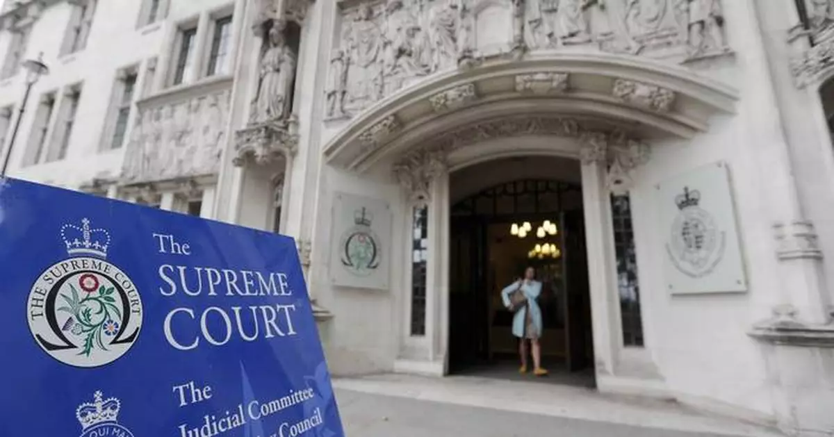 UK's top court says definition of a woman is based on biological sex and excludes transgender people